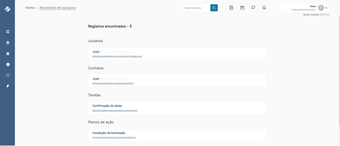 SC - Menu superior - Busca livre